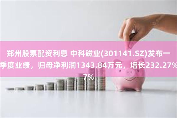 郑州股票配资利息 中科磁业(301141.SZ)发布一季度业绩，归母净利润1343.84万元，增长232.27%