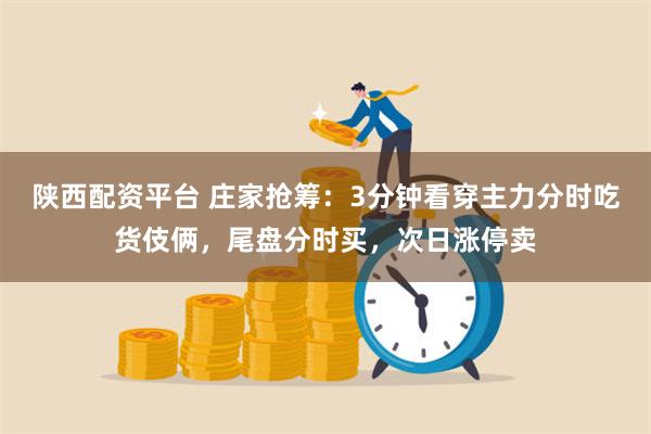 陕西配资平台 庄家抢筹：3分钟看穿主力分时吃货伎俩，尾盘分时买，次日涨停卖